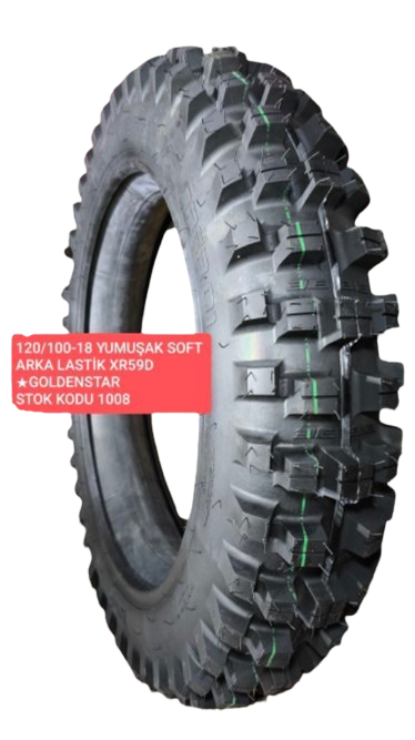 Goldenstar 120/100-18 arka lastik. Yumuşak Soft Xr59D 1008