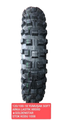 Goldenstar 120/100-18 arka lastik. Yumuşak Soft Xr59D 1008