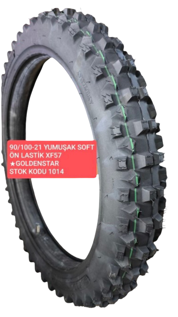 Goldenstar 90/100-21 Yumuşak Soft Ön Lastik Xf57