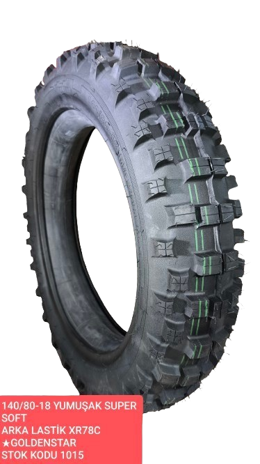 Goldenstar 140/80-18 1015 Yumuşak Super Soft Arka Lastik Xr78C