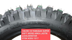 Goldenstar 140/80-18 Yumuşak Super Soft Arka Lastik Xr59D