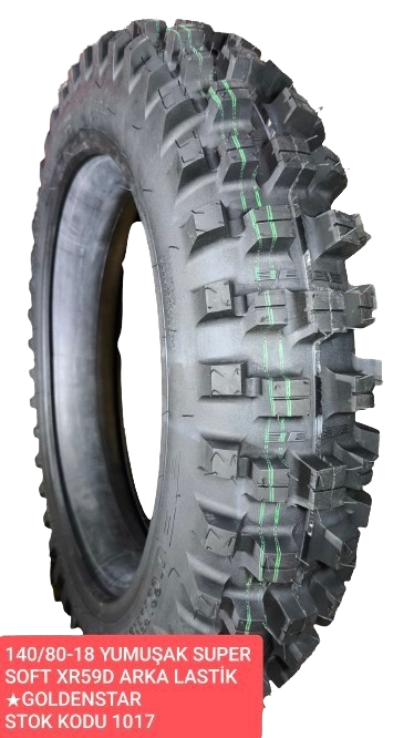 Goldenstar 140/80-18 Yumuşak Super Soft Arka Lastik Xr59D