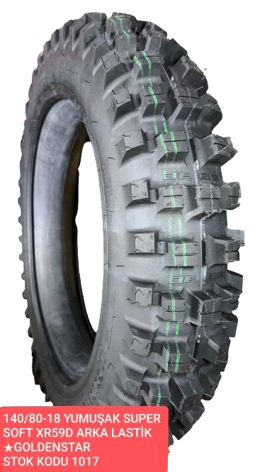 Goldenstar 140/80-18 Yumuşak Super Soft Arka Lastik Xr59D