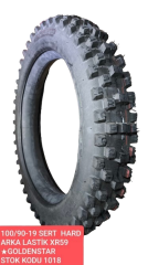 Goldenstar 100/90-19 Sert Hard Arka Lastik Xr59