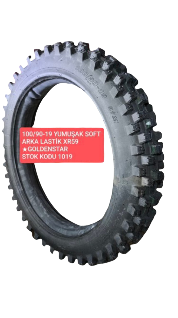 Golden Star 100/90-19 Yumuşak Soft Arka Lastik XR59