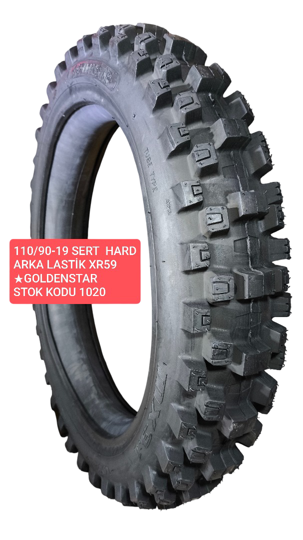 Goldenstar 110/90-19 Sert Hard Arka Lastik Xr59