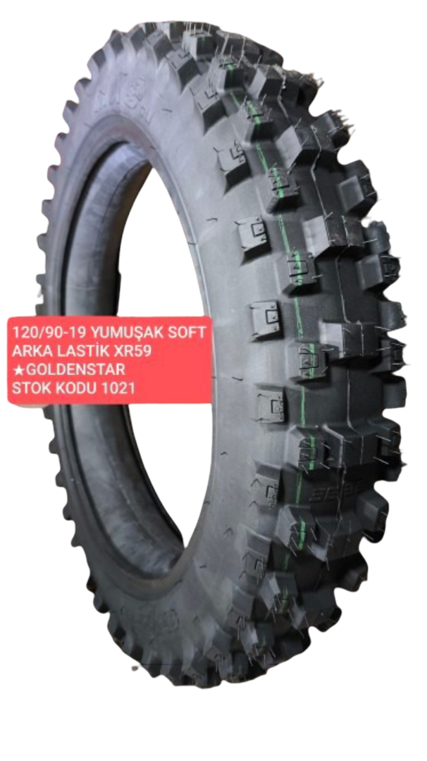 Golden Star 120/90-19 Yumuşak Soft Arka Lastik XR59