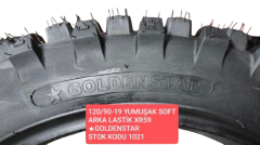 Golden Star 120/90-19 Yumuşak Soft Arka Lastik XR59