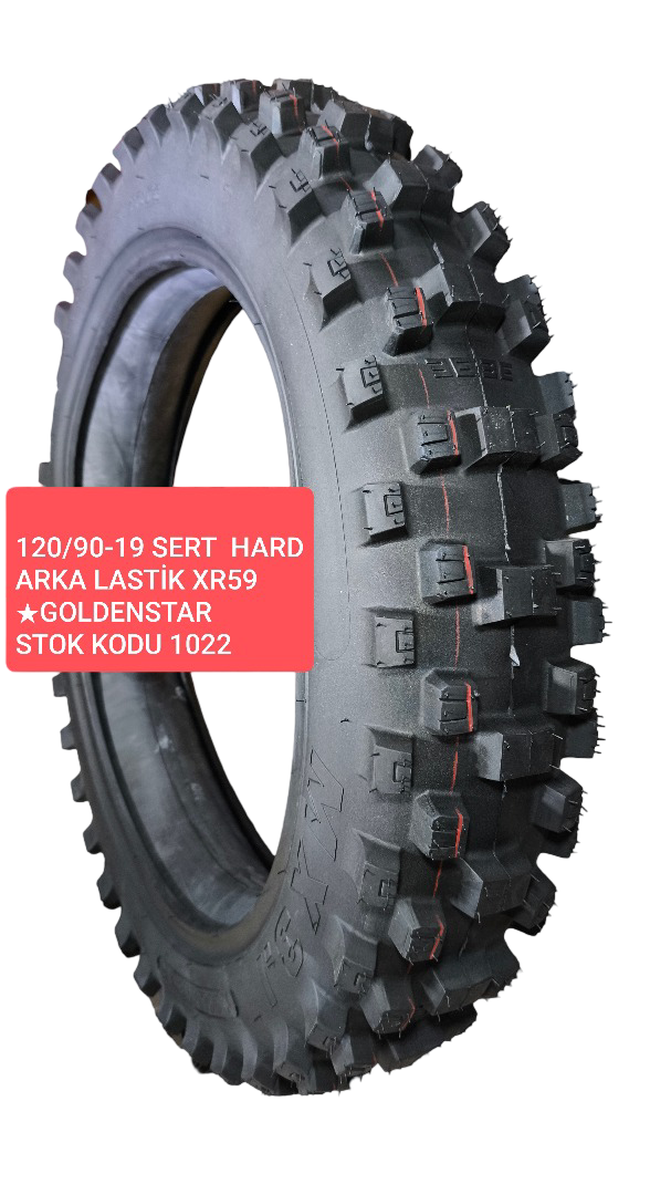 Golden Star 120/90-19 Sert Hard Arka Lastik XR59