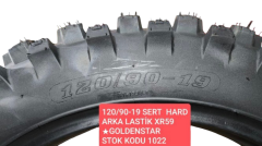 Golden Star 120/90-19 Sert Hard Arka Lastik XR59