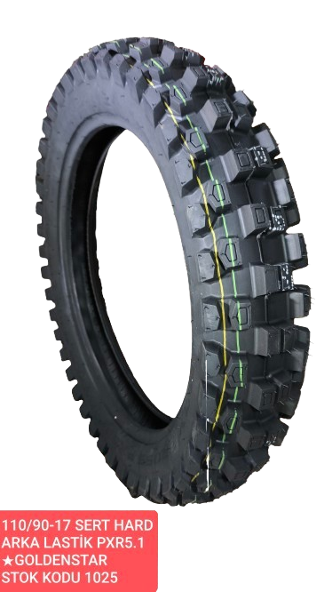 Golden Star 110/90-17 Sert Hard Arka Lastik Enduro Cross. Goldenstar Pxr5.1