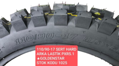 Golden Star 110/90-17 Sert Hard Arka Lastik Enduro Cross. Goldenstar Pxr5.1